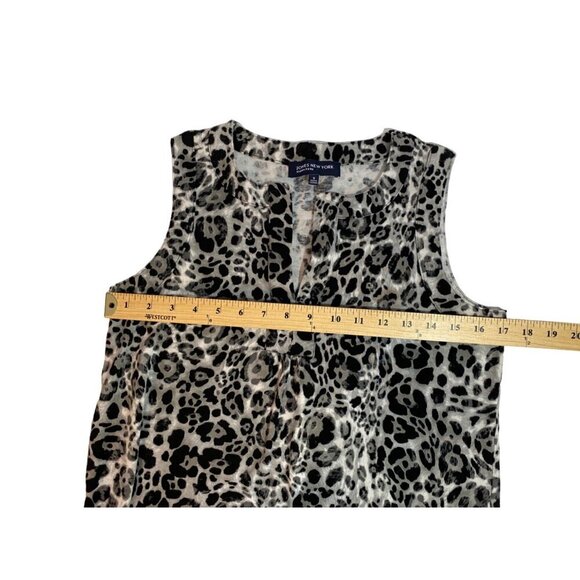 Jones New York Signature Sleeveless Animal Print Top Size Small - Picture 4 of 9